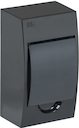 Корпус модульный пластиковый навесной ЩРН-П-4 черный IP41 IEK KREPTA 3