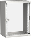 ITK Шкаф LINEA WE 15U 550x350мм дверь стекло серый