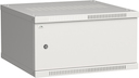 ITK Шкаф LINEA WE 6U 600x600мм дверь металл серый