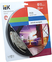 Лента LED 5м  блистер LSR-3528RGB54-4.8-IP65-12V IEK-eco