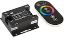 Контроллер с ПДУ радио (черный) RGB 3 канала 12В, 6А, 216Вт
