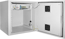 ITK Шкаф уличный 19" 12U 650x600, IP55 металл дверь, серый
