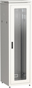 ITK Шкаф сетевой 19" LINEA N 33U 600х600 мм стеклянная передняя дверь, задняя металлическая серый