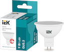 Лампа светодиодная MR16 софит 9Вт 230В 4000К GU5.3 IEK