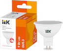 Лампа светодиодная MR16 софит 9Вт 230В 3000К GU5.3 IEK