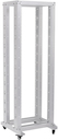 ITK 19" двухрамная стойка, 37U, 600x600, на роликах, серая