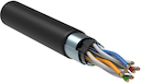 ITK Витая пара F/UTP кат.6 4x2х23AWG solid LSZH нг(А)-HF черный (305м)
