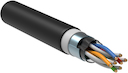 ITK Витая пара U/UTP кат.5E 4х2х24AWG solid двойная оболочка LSZH/LDPE черный
