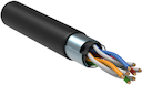 ITK Витая пара F/UTP кат.5E 4x2х24AWG solid LSZH нг(А)-HF черный (305м)