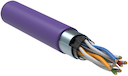 ITK Витая пара F/UTP кат.6 4х2х23AWG solid LSZH нг(А)-HF фиолетовый (305м)