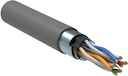 ITK Кабель связи витая пара F/UTP, кат.6 4x2х23AWG solid, PVC, 305м, серый