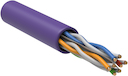 ITK Витая пара U/UTP кат.6 4х2х23AWG solid LSZH нг(А)-HF фиолетовый (305м)