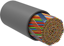 ITK Кабель связи витая пара U/UTP, кат.5E, 10 пар 10х2х24AWG solid, LSZH, 305м, серый