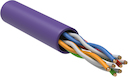 ITK Витая пара U/UTP кат.5E 4х2х24AWG solid LSZH нг(А)-HF фиолетовый (305м)