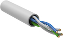 ITK Витая пара U/UTP кат.5E 2x2х24AWG solid LSZH нг(А)-LSLTx белый (500м)