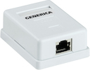 Розетка информационная настенная RJ45 кат.5E FTP 1 порт GENERICA