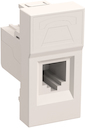Розетка информационная RJ-45 UTP кат.5e, 1 модуль. РКИ-10-00-П