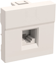 Розетка информационная RJ-45 UTP кат.5e, 2 модуля. РКИ-20-00-П