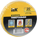 Изолента ПВХ 15мм 20м желтая