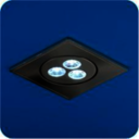 Vega 03 02 06 Vega 03 02 05 светильник светодиодный 3W в комплекте с драйвером, квадратный, поворотный никель