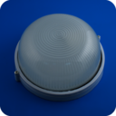 Round WP 60 00 01 Светильник  IP54, круглый, 60Вт, белый