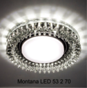 Bohemia led 53 2 70, светильник декоративный из огранненого стекла со светодиодной подсветкой, GX53, прозрачный