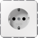 Розетка CD500 (16 А, под рамку, с/у, з/к, белая)