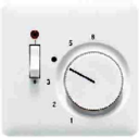 Крышка для регуляторов температуры воздуха помещений TR 231 U и TR 241 U; светло-серая