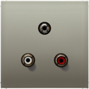 2x Cinch Audio (RCA) / Stereo Jack (TRS 3.5 mm)
