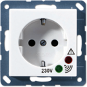 Штепсельная розетка SCHUKO 16А 250V~ с защитой от перенапряжения