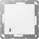 KNX-регулятор с ручкой для установки температуры; белый