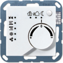 KNX-регулятор с ручкой для установки температуры; белый
