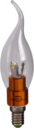 PLED-CA37 CLEAR GOLD 5w 3000K 390Lm E14 230/50  Jazzway