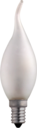 Лампа накаливания CT35 40W E14 frosted "Свеча на ветру"