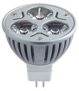 PLED-MR16  3x1w 3000K 12В GU5.3