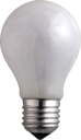 Лампа накаливания A55 240V 60W E27 frosted (БМТ 230-60-5)