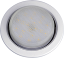 PGX53 SET 10639. 1 белый 4.4W 5000K frosted Jazzway