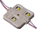 Модуль 5630/3leds (квадр) DC12V 6000-7000K IP65 (уп 10шт)