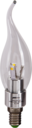 PLED-CA37 CLEAR 3W 2700K 250 Lm E14 220/ 50