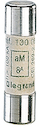 Пл.вст. aM 10x38 8А 500В б/и