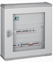 XL3 160 Шкаф пластиковый для установки счетчика, 2рейки