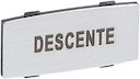 Osmoz вставк. узкая алюм. "DESCENTE" надпись