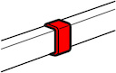 Накладка на стык для плинтуса 30014/15 32х12.5