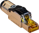Вилка RJ45 6A STP безынстр.