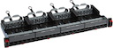 Патч-пан.UTP 24RJ45 кат5e LCS3