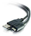 Кабель USB 2.0 C M/USB-A M 1м