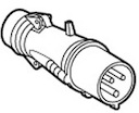 Вил.Hypra IP44 2K+З 230v 63A