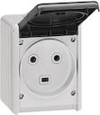 Plexo Розетка IP44 2К+З 32А