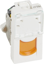 MOSAIC RJ45UTP 6a 1М оранж.шт