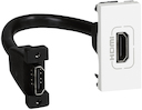 Роз. HDMI со шнуром 1М бел MSC